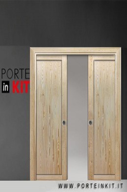 ambientazione Doppia Porta SCORREVOLE INTERNO MURO